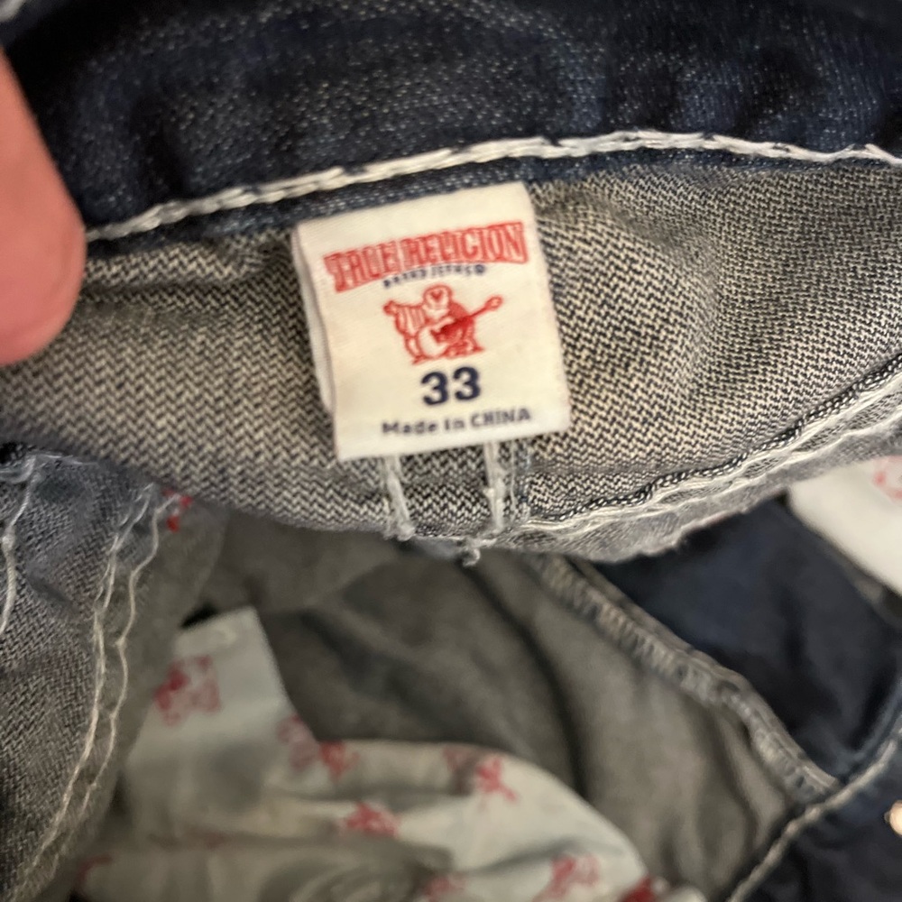 True Religion Men's Blue Jeans